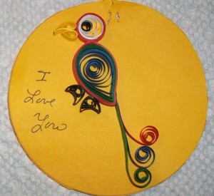 quilled parrot