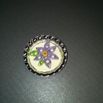 Flower in a bottle cap