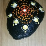 Mandala rock called "Black Hole"